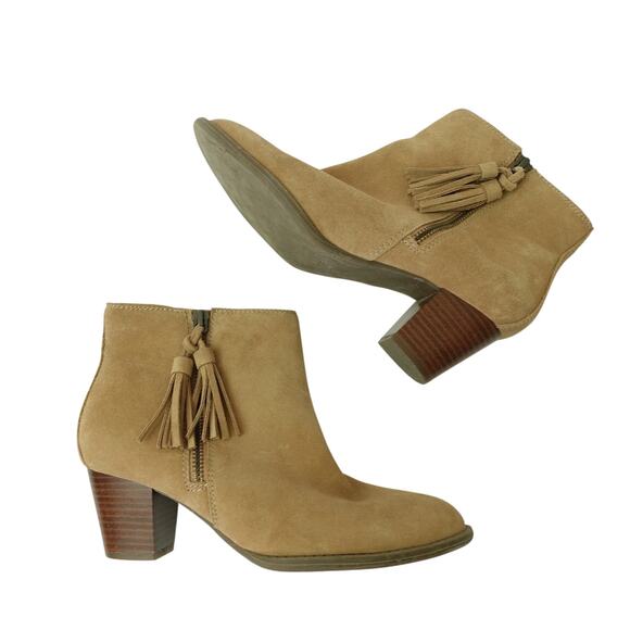 Vionic Womens Madeline Ankle Boot Side Zipper Pointed Toe TVW5416 Brown Size 6.5 - Picture 1 of 9